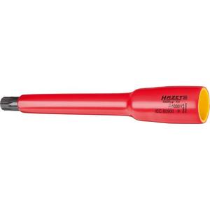 Hazet 3/8'' Long Screwdriver <b>Socket</b> with Profile XZN Square Protective Insulation 1000V - Product Image 1