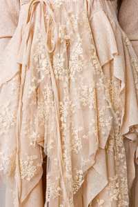 Tendance 2024 Vêtements pour femmes Robe maxi imprimée Robe maxi bleue unie à manches longues Robe légère Confort estival - Product Image 6