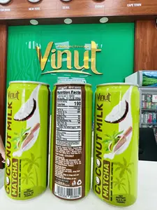320ml 코코넛 우유 음료 글루텐 무료 VINUT 설탕 추가 없음, 무료 샘플, 개인 상표, 도매 공급 업체 (OEM, ODM)