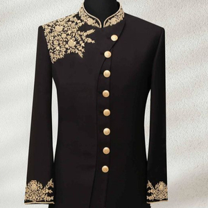 HERMOSO VESTIDO SHERWANI para HOMBRE CON Bordado ZARDOZI para Fiesta-WEAR/Vestido DE BODA @ 2022 - Product Image 1