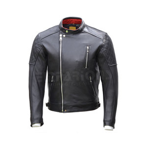 Chaqueta de cuero personalizada para hombre, producto superior Popular, de alta calidad, para motociclista callejero - Product Image 1