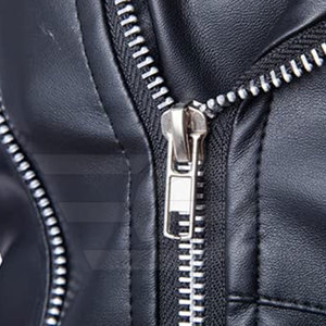 Chaqueta de Cuero Vacuno para Hombre, Estilo Urbano Premium, Ropa de Invierno, Duradera, Transpirable, Ecológica, con Logotipo Frontal Personalizable - Product Image 3