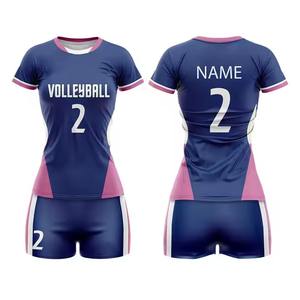 Uniforme de voleibol con logotipo personalizado de alta calidad para mujer conjuntos de ropa deportiva al por mayor para mujer - Product Image 5