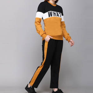 Trajes de calentamiento, ropa deportiva para mujer, conjuntos de 2 piezas, Conjunto de jogging de algodón, chándal, chándal personalizado, chándal para mujer, chándal para correr - Product Image 2