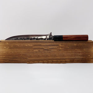 Cuchillo de Caza de Acero Inoxidable de Alta Calidad Hecho a Mano con Mango de Madera Ambidiestro OEM El Mejor Regalo para Chef - Product Image 4