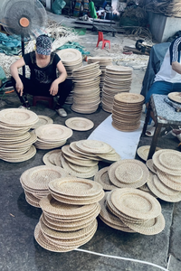 Sous-verres en rotin Eco Conscious Fournisseur de vaisselle Écologique - Product Image 5