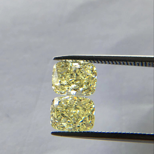 เม็ดเพชรทรงหลวมจากธรรมชาติที่ผ่านการรับรอง VVS2สีใสเหลืองอ่อนจากอินเดีย1.02ซม. - Product Image 1