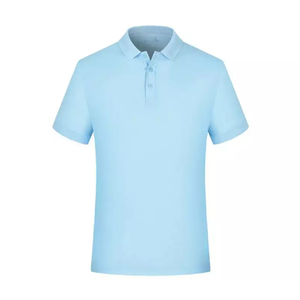 Polo en coton avec logo personnalisé de haute qualité homme t-shirt d'été à manches courtes brodé de golf pour hommes polo respirant - Product Image 3