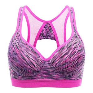 Top Factory Direct One Shoulder Crop Sports Bra para mujeres Nude Fitness Workout OEM Plus Size disponible - Product Image 1
