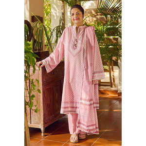 ชุดสูทผ้าลอนพิมพ์ลาย 3 ชิ้นสำหรับผู้หญิง พร้อมผ้าคลุมไหล่ รุ่น CL-62103 - Product Image 2