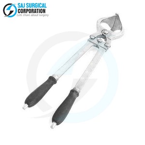 SAJ SURGICAL CORPORATION Eco Friendly <b>Castrator</b> Long Handle Veterinary Use Recyclable Stainless Steel Biodegradable Packaging - Product Image 4