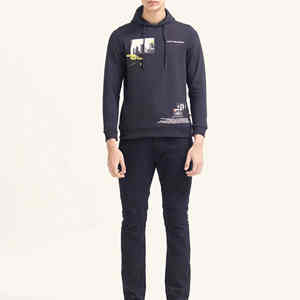 Sweats à capuche de sérigraphie personnalisés de haute qualité en gros poids lourd 100% coton pull sweats à capuche pour hommes - Product Image 1