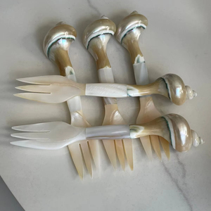 Vaisselle de luxe Ensemble de cuillères en nacre de qualité supérieure pour restaurants et magasins Mère de cuillères fabriquées par des artisans qualifiés du Viet - Product Image 1