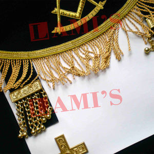 ผ้ากันเปื้อนเครื่องราชกกุธภัณฑ์สำหรับงานปักทำด้วยมือ - Product Image 4