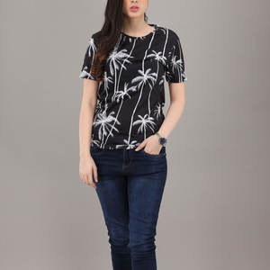 Offre Spéciale femmes Sublimation imprimé t-shirts entièrement personnalisé Street Wear femmes Sublimation t-shirt en vrac quantité - Product Image 1