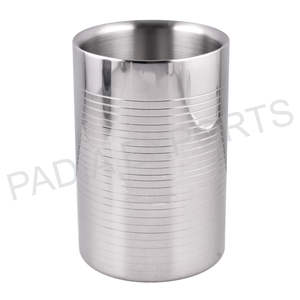 dw <b>wine</b> <b>cooler</b> 12x18 cm Insulated <b>Stainless</b> <b>Steel</b> Chiller for Elegant Serving - Product Image 1