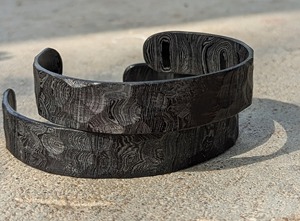 Handmade Damascus <b>Steel</b> Hand Forged Precious Pattern Bracelet <b>for</b> Men and <b>Women</b> - Product Image 4