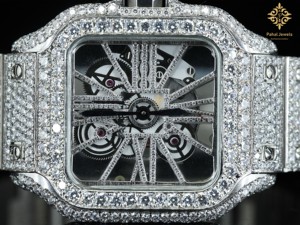 นาฬิกาข้อมืออัตโนมัติแบบกลไกคุณภาพสูง ดีไซน์เฉพาะตัว สำหรับทั้งชายและหญิง สายสแตนเลส หน้าปัดเปลือยประดับโมอิสซาไนต์สีเขียว - Product Image 6