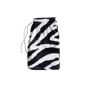 Shorts en maille de qualité supérieure pour hommes, été, personnalisés, 100% polyester, sublimation, camouflage sexy, double doublure, animal, 200 g/m² - Product Image 2