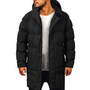 2024 New Custom Design Wholesale Casual Wear Stand Collar Front Logo <b>Long</b> Sleeve Winter Puffer <b>Jacket</b> for <b>Men</b> - Product Image 1