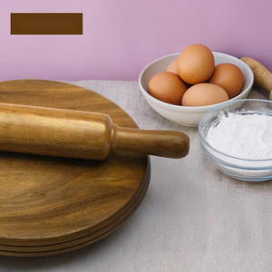 Tabla de Madera de Sheesham Premium para Hacer Chapati, Juego de Rodillo, Utensilios de Cocina al por Mayor, Tabla para Hacer Roti, Chakla, Belan, Tabla para Repostería con Patrón - Product Image 2