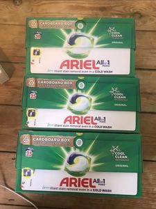 Detergente para ropa Ariel 3 en 1 Pod - 140 was (Regular Wash) /Ariel todo en 1 cápsulas entrega gratuita en todo el mundo - Product Image 3