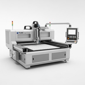 3 Axis CNC Pure Waterjet Cutting Machine High Accuracy Water Cooling 0.1mm for Rubber <b>Foam</b> Plastic Wood Leather 90 HP - Product Image 6