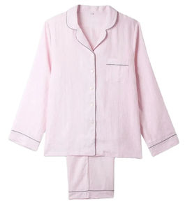 Conjuntos de Pijamas para Mujer, Pijamas de Algodón y Bambú Personalizados para Mujer, Ropa de Dormir Suave, Conjuntos de Pijamas de Lujo para Mujer - Product Image 1