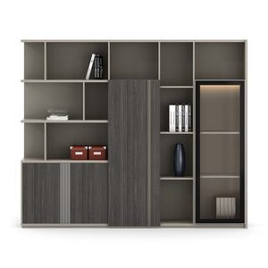 grey office cabinet wooden file cabinet <b>large</b> storage office furniture modern filing cabinet grey wooden cupboard office do - Product Image 2
