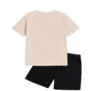 Custom Men’s Summer Beach Graphic Tee & Shorts 2 Piece Set- Palm <b>Tree</b> Print Oversized Breathable Streetwear Quick-Dry Casual Set - Product Image 2