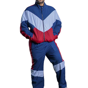 Ensemble coupe-vent pour homme, nouveau design, hiver, couleur unie, grande taille, respirant, séchage rapide, style streetwear, service OEM personnalisé - Product Image 2