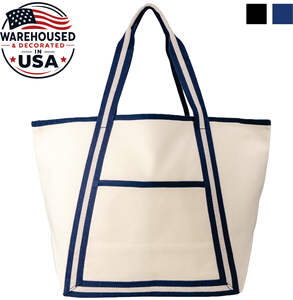 Bolsa de Lona Resistente con Asas de Cinta de Algodón - Estilo Casual para Viajes a la Playa y Uso Diario - Product Image 1