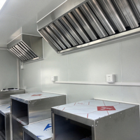 Chariot de restauration mobile avec cuisine complète et personnalisation de la marque pour la vente de rue, les événements et les festivals - pour les vendeurs de nourriture et les startups