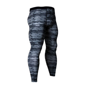 Leggings de yoga pour hommes, nouvelle collection, tendance, haute qualité, haute élasticité, motif sublimation uni, matière spandex respirante et séchage rapide - Product Image 1