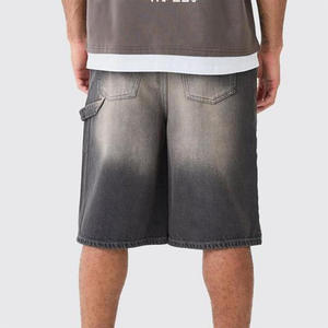 Pantalones cortos de mezclilla lavados al ácido para hombre con logotipo personalizado Impresión personalizada Bordado Etiqueta privada Opciones de personalización de etiquetas - Product Image 2