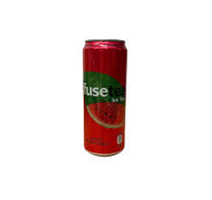 Té negro Fuse Tea Watermelon, 24 latas de 330 ml, con sabores naturales y jugo de frutas concentrado. Disponible para pedidos al por mayor. - Product Image 1