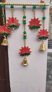 Fait main indien Rajasthani coloré Design tenture murale pièce maîtresse pour la décoration et les cadeaux déco de Noël Diwali décor suspendu - Product Image 4