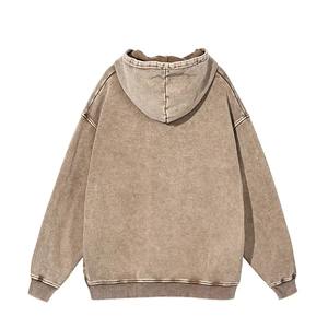 Sweat à capuche délavé à l'acide hommes pulls amples vierges sweat à capuche imprimé décontracté sweat unisexe pull à capuche - Product Image 3