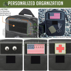 Pochette tactique de rangement pour équipement utilitaire extérieur avec matériau en nylon confortable, design compact et pratique pour une utilisation quotidienne en voyage - Product Image 6