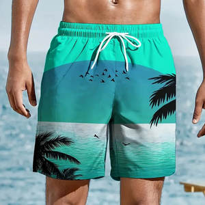 กางเกงว่ายน้ำขาสั้นผู้ชายกางเกงว่ายน้ำ100% กันน้ำแห้งเร็วเป็นมิตรกับสิ่งแวดล้อมพิมพ์ซับลิเมชันฤดูร้อน - Product Image 5