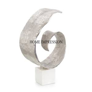 Escultura decorativa de aluminio fundido para el hogar y el hotel de diseño elegante único y atractivo del fabricante indio al precio más bajo - Product Image 2