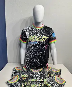 2023 드라이 피트니스 셔츠 주문을 받아서 만들어진 미국 기반 도매 스포츠웨어 땀 위킹 티셔츠 스포츠 셔츠