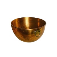 Bol de pédicure en cuivre pur fait à la main prix de gros bol de spa de grande taille bol de pédicure en cuivre indien brillant
