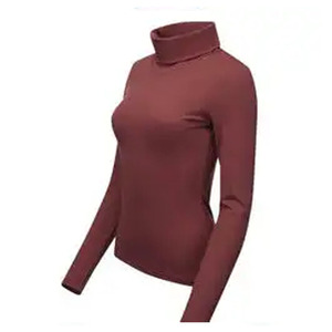 Deportes al aire libre ecuestre espectáculo de equitación camisa de capa base para damas 100% poliéster hecho a medida OEM ODM - Product Image 6