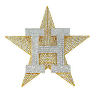 Colgante de diamante VVS Moissanite con forma de estrella de corte redondo, Plata de Ley 925, chapado en oro, estilo Hip-Hop, regalo de boda para hombres - Product Image 6