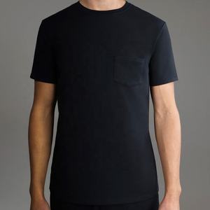 Camisetas Orgánicas de Jersey para Hombre, Camisetas de Algodón de Bambú con Bolsillo, Camisetas Personalizadas para Hombre, Camiseta con Logotipo - Product Image 5