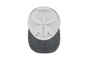 Sombreros de pesca de alta calidad en sombreros de camionero gris brezo logotipo tejido personalizado parche gorra deportiva logotipo personalizado gorras de camionero al por mayor - Product Image 6