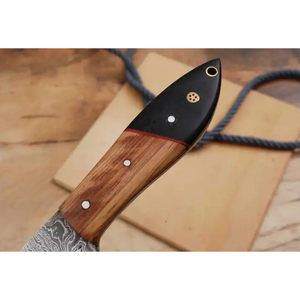 Cuchillo de chef de cocina hecho a mano, cuchillo de acero forjado afilado, cuchillo de chef profesional, mango ergonómico de madera - Product Image 4