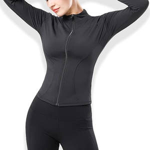 Chaqueta de Yoga de Invierno para Mujer de Alta Calidad, Tejida en Spandex, de Secado Rápido y Transpirable, Diseñada para Entrenamiento - Product Image 5