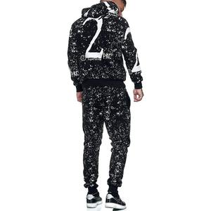 Conjunto de chándal de lana de poliéster deportivo para hombre al mejor precio transpirable y ecológico para ropa deportiva de otoño - Product Image 1